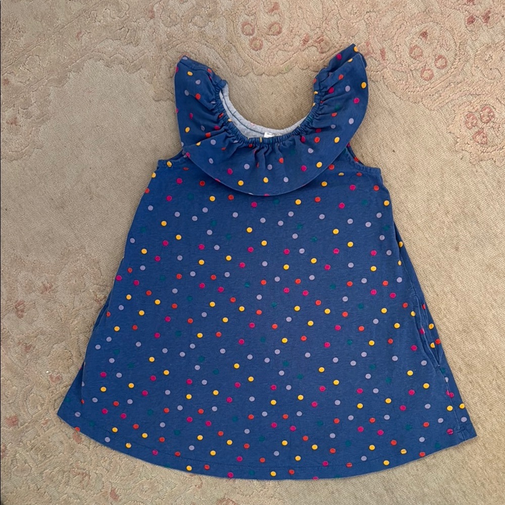 Blue Polka Dot Dress